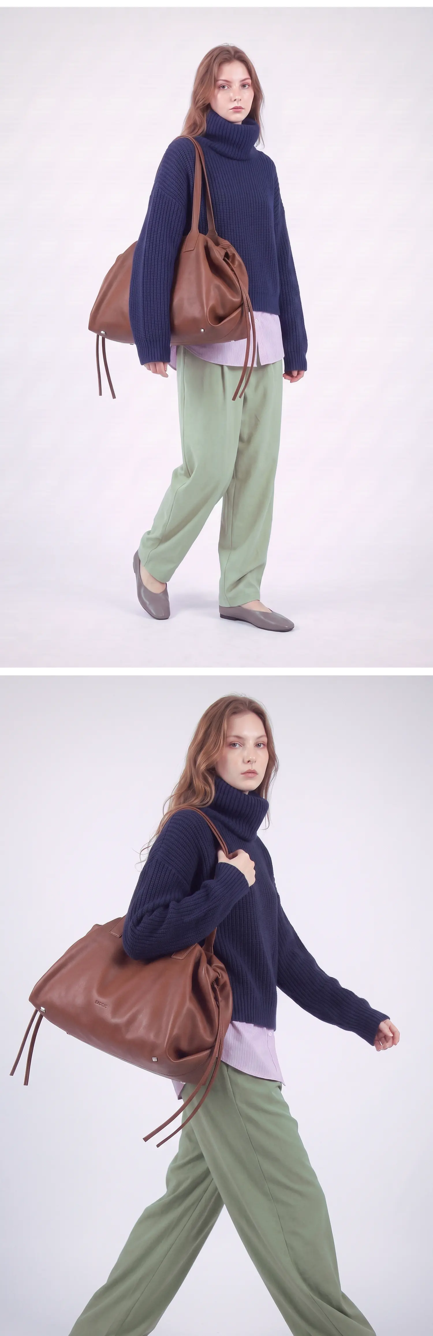 마고 드로우스트링백, 브라운 Detail