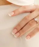 MUZMAK Reusable Nail Tips White Thin (Regular Square)