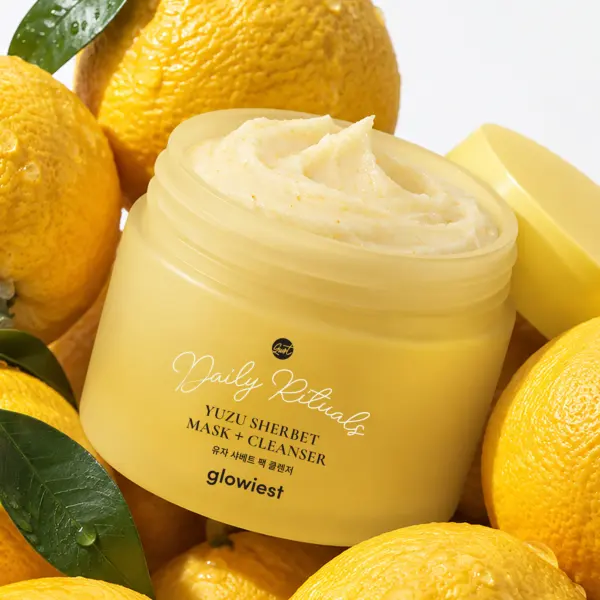 GLOWIEST Daily Rituals Yuzu Sherbet Mask + Cleanser 100g