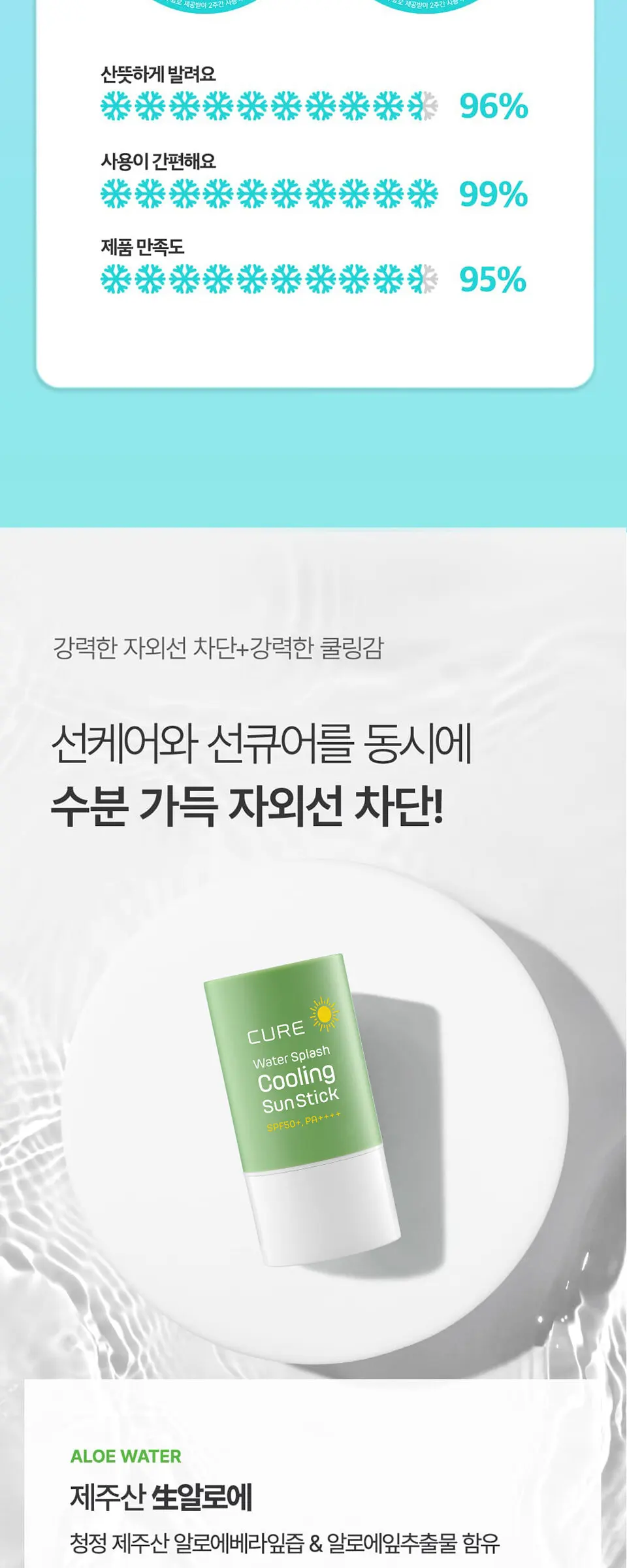 라센스 로에 큐어 워터 스플래쉬 쿨링 선스틱 Detail