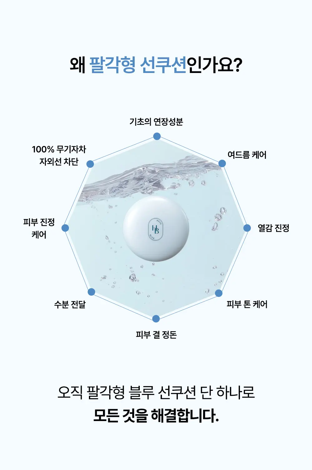 피톤 스쿠아 히알 블루 핑크 톤업 선 쿠션 (본품) Detail