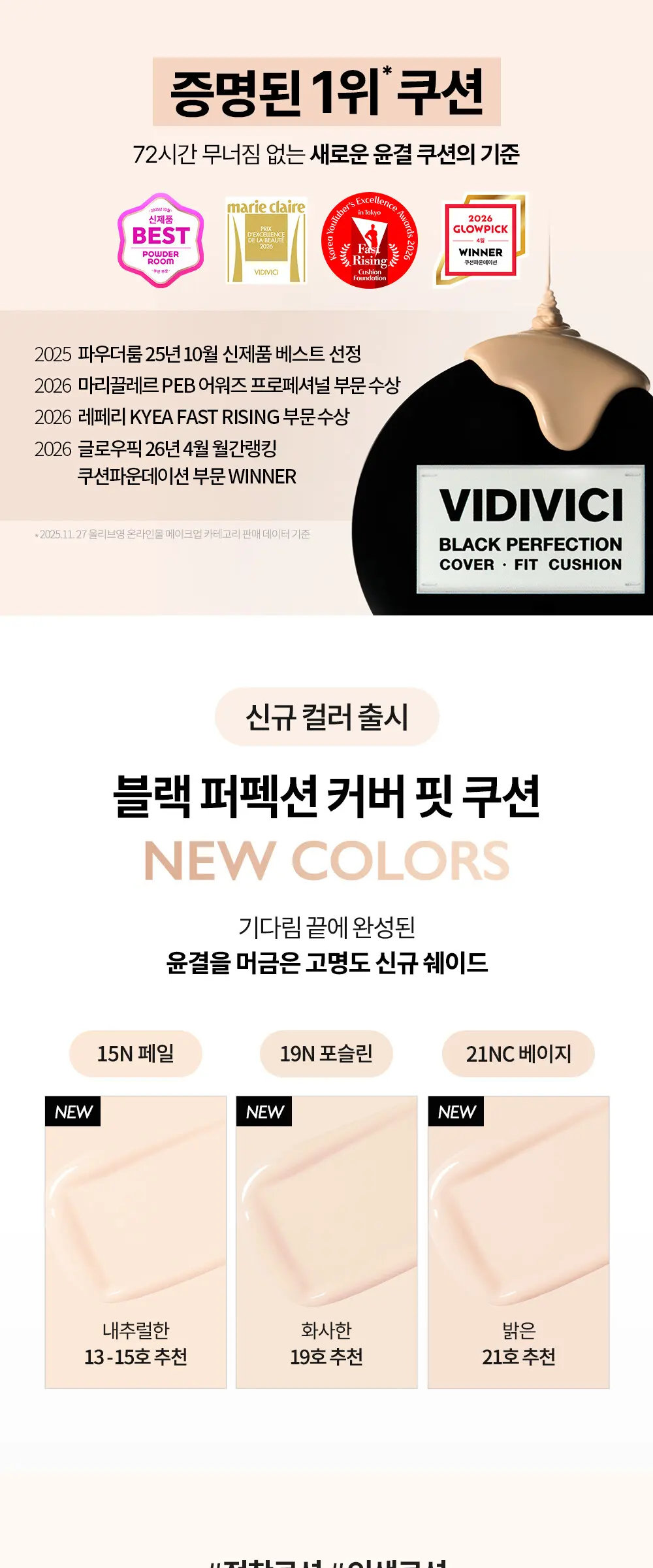 블랙 퍼펙션 커버 핏 쿠션 Detail
