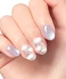 DASHING DIVA Magic Press Cloud Mellow (Regular Oval) Nail Tips - MDA6F019OGA
