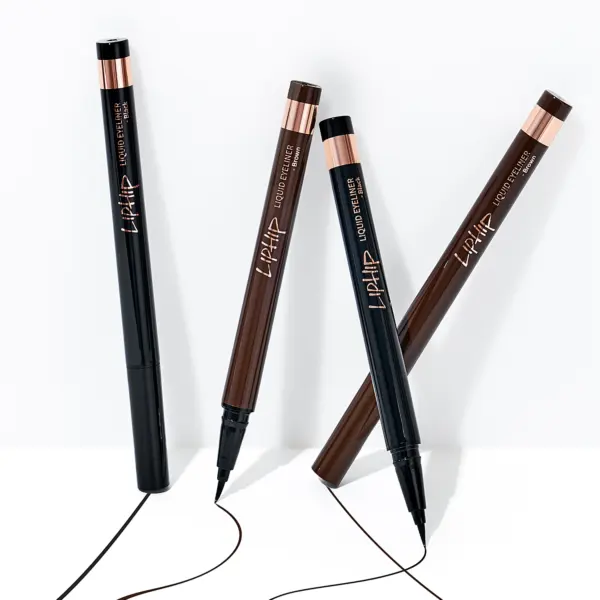 LIPHIP Liquid Eyeliner Multi-Proof Brush Pen Liner 0.6g