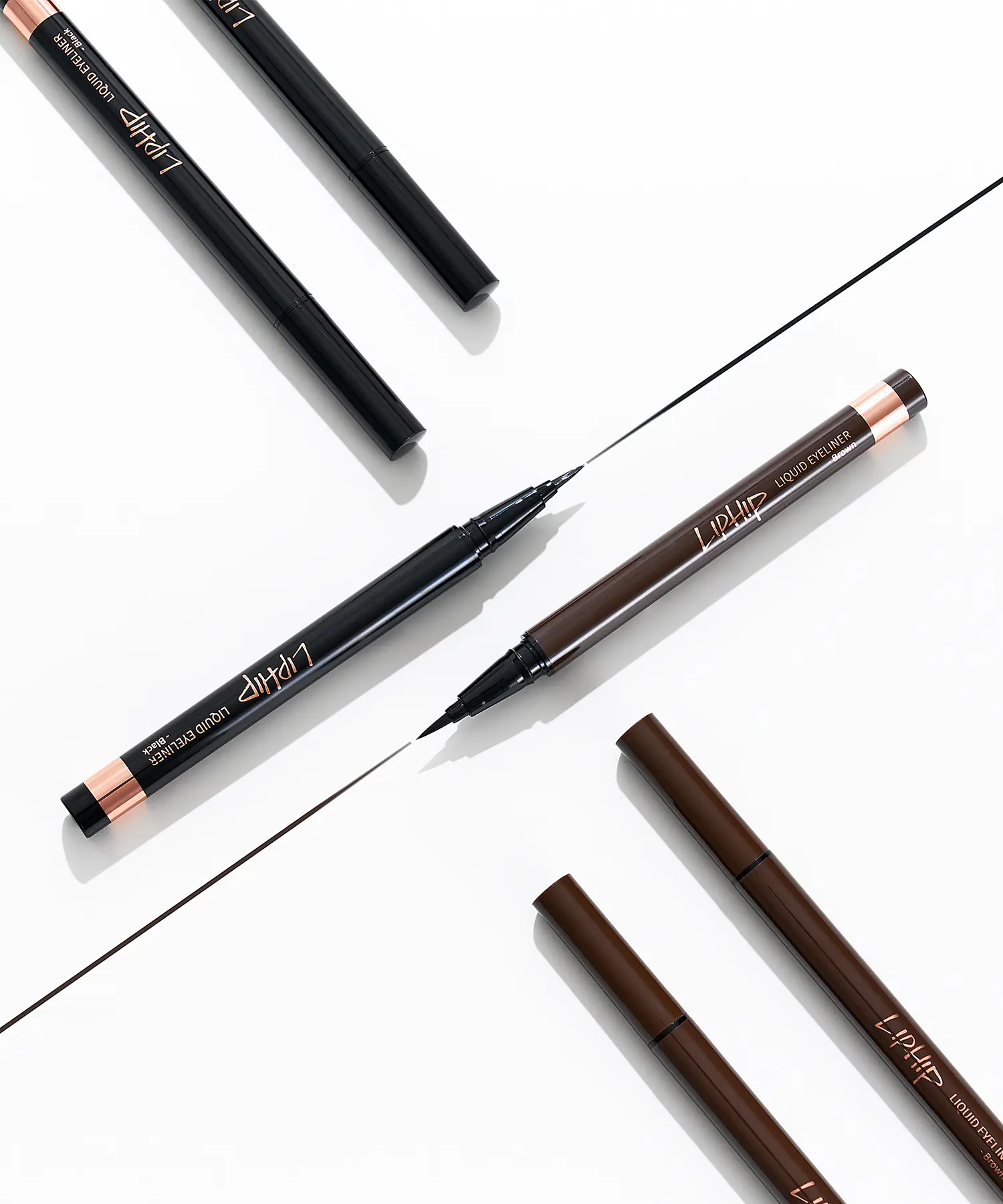 LIPHIP Liquid Eyeliner Multi-Proof Brush Pen Liner 0.6 g