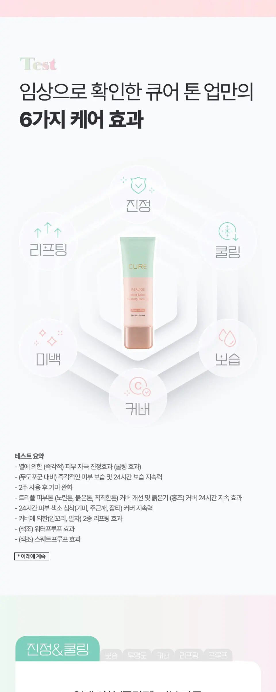 라센스 로에 큐어 리알로에 워터 스플래쉬 카밍 톤 업 Detail