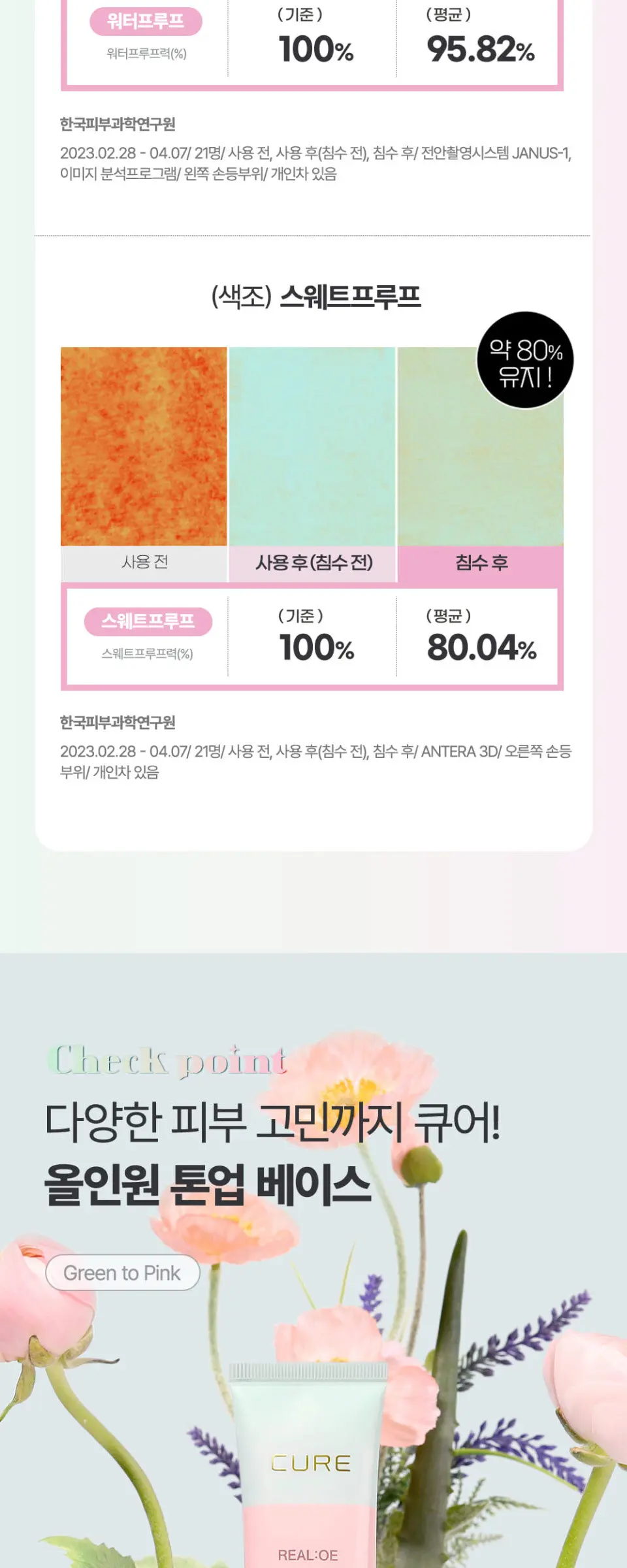 라센스 로에 큐어 리알로에 워터 스플래쉬 카밍 톤 업 Detail