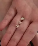 CCNMADE Rounded Silver Earrings