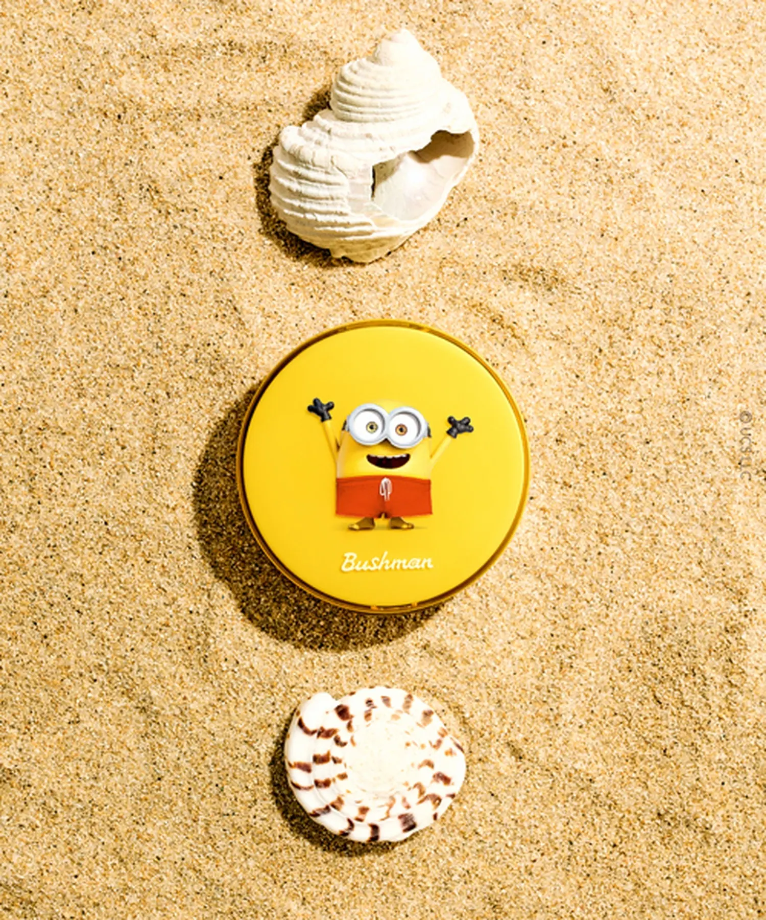 BUSHMAN Minions Sports Tone-Up Sun Cushion SPF50+PA++++ 15g