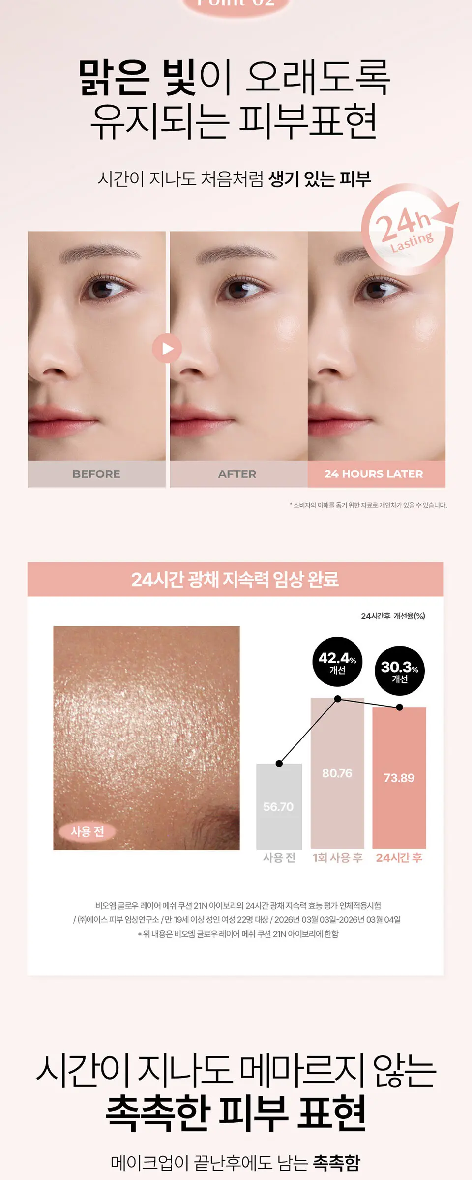 글로우 레이어 메쉬 쿠션 SPF50+PA+++ Detail