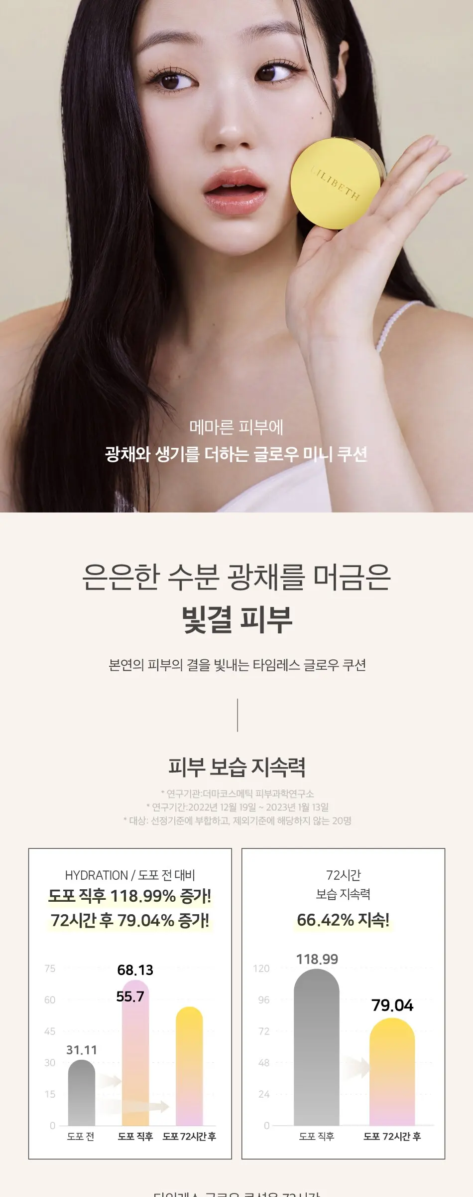 타임레스 글로우 미니쿠션 SPF50+ PA+++ Detail