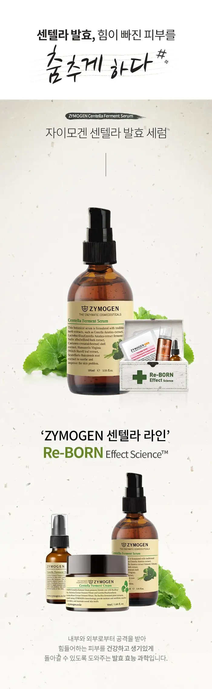 자이모겐 센텔라 발효 세럼, 1개, 105ml Detail