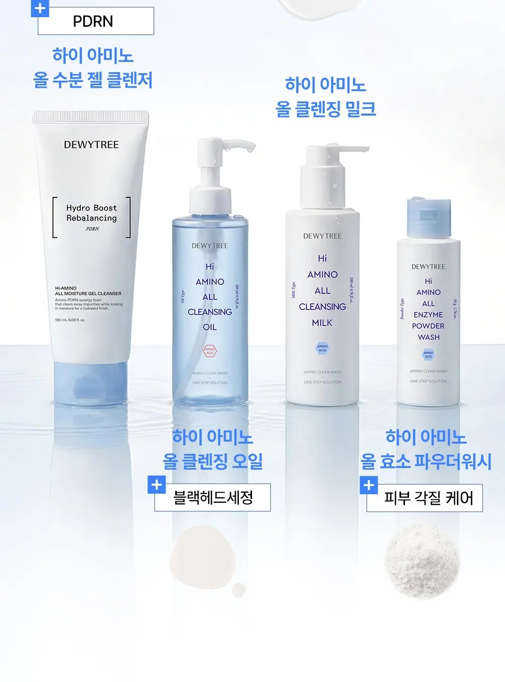 듀이트리 하이 아미노 올 수분 젤 클렌저, 1개, 180ml Detail