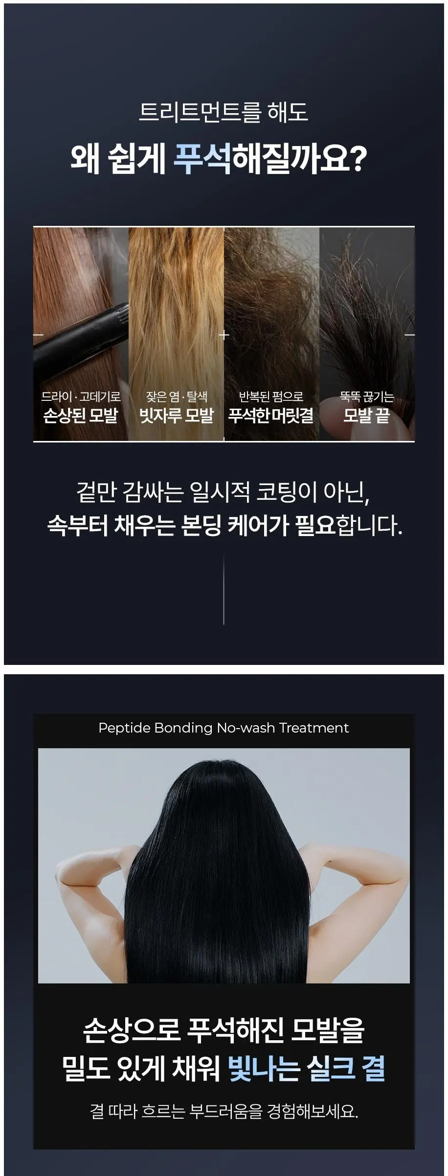 에이페 펩타이드 본딩 노워시 트리트먼트, 1개, 200ml Detail
