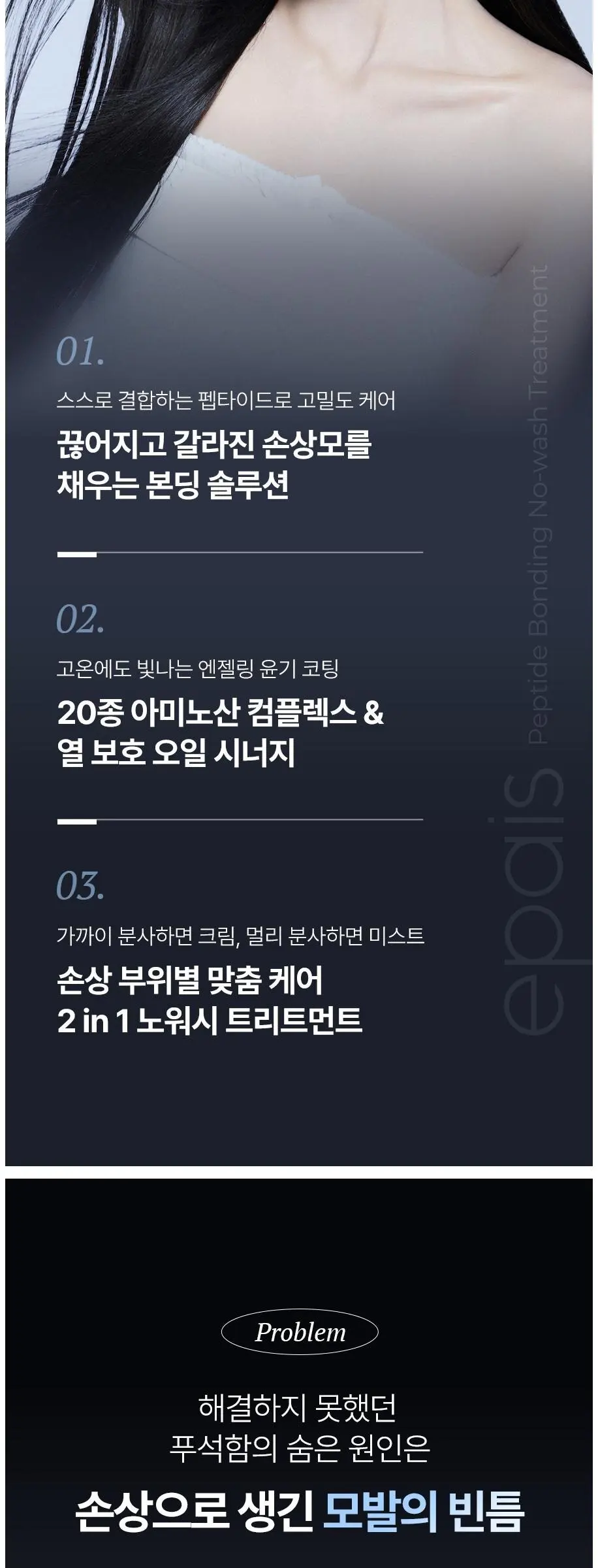 에이페 펩타이드 본딩 노워시 트리트먼트, 1개, 200ml Detail