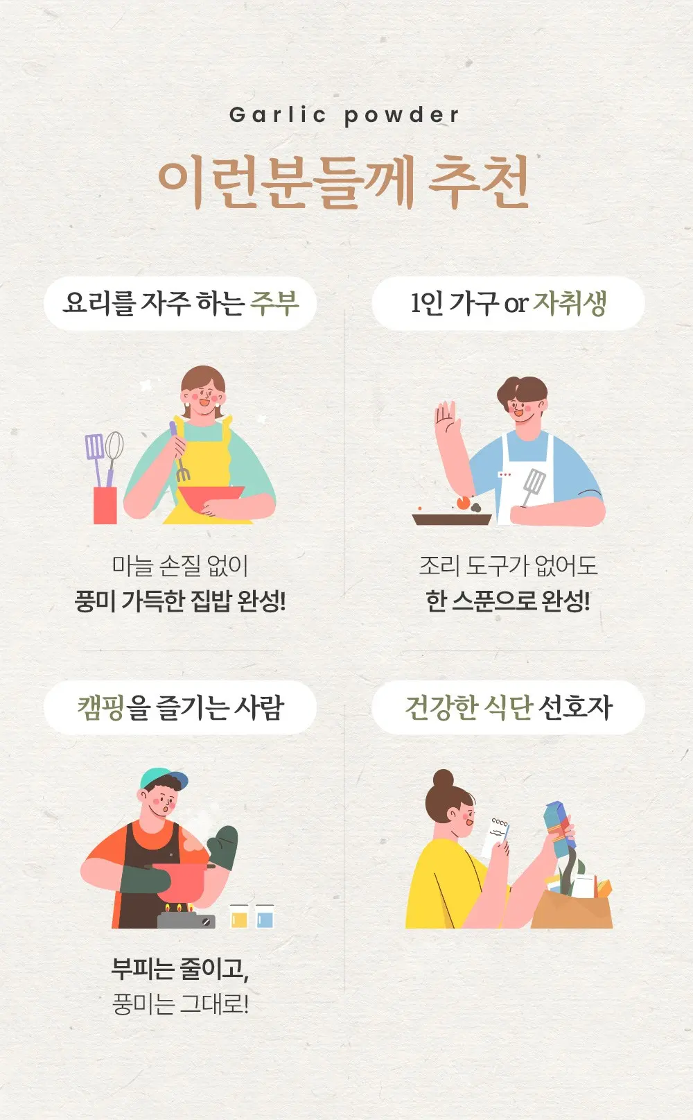 바른미각 마늘 분말, 1개, 60g Detail