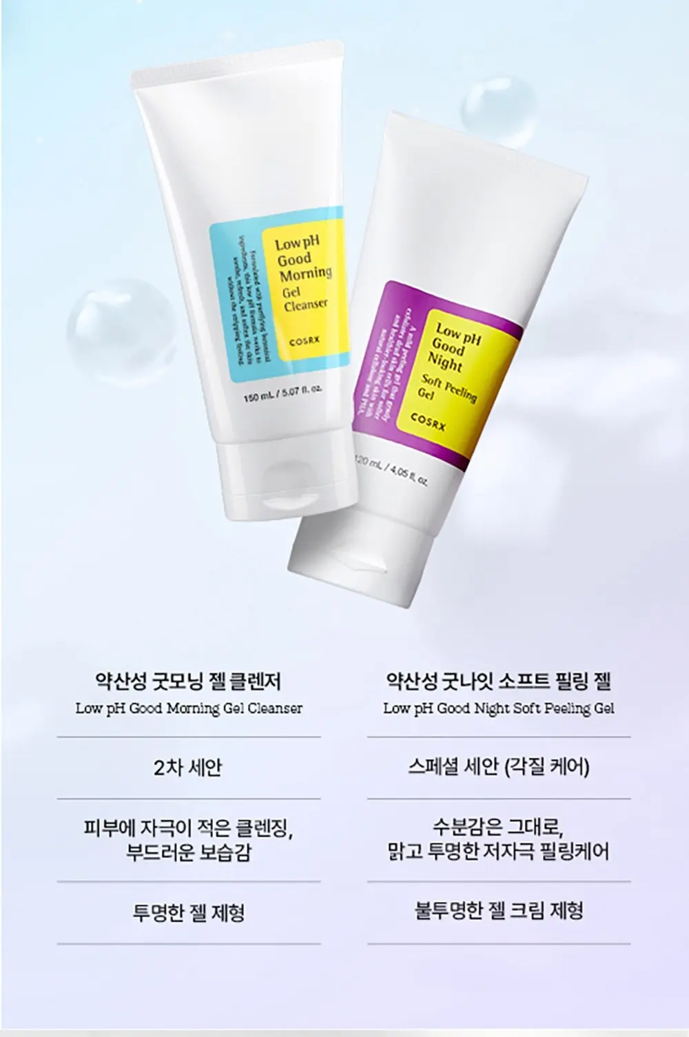 코스알엑스 약산성 굿모닝 클렌징 젤, 150ml, 1개 Detail