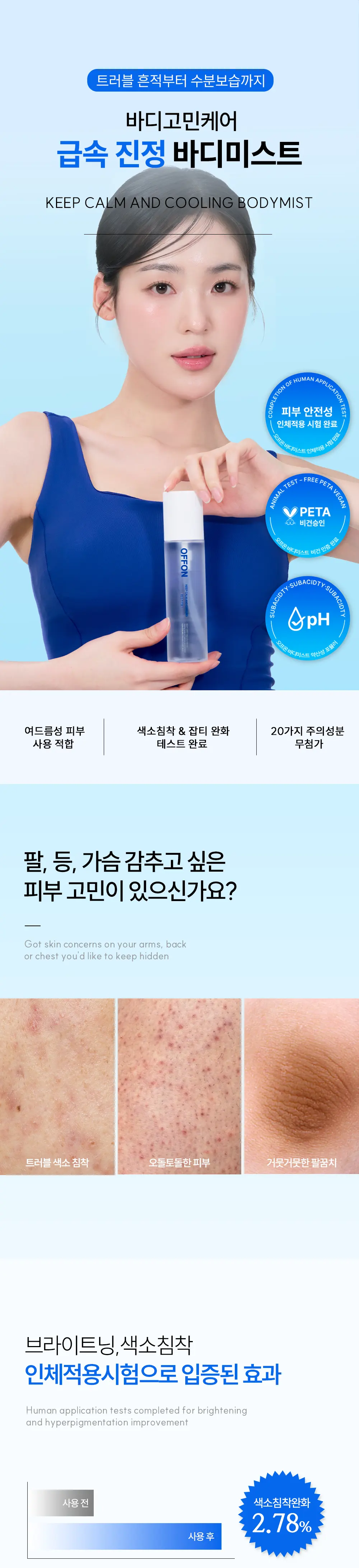 킵 캄 앤드 쿨링 바디 미스트 150ml Detail