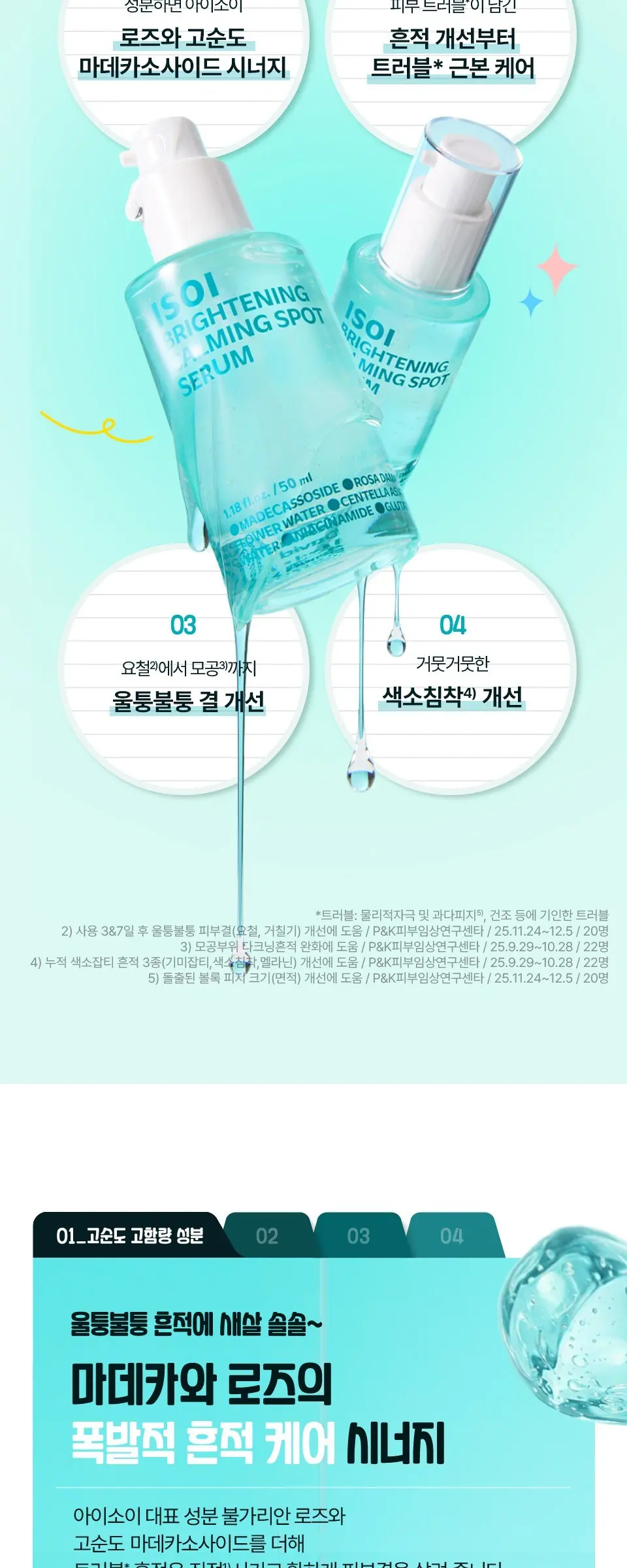 아이소이 브라이트닝 마데카소사이드 카밍 스팟 세럼, 1개, 50ml Detail