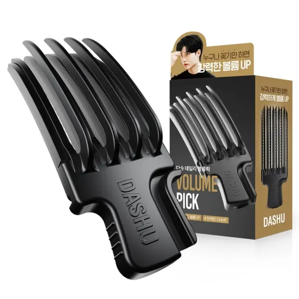 DASHU Daily Volume-Boosting Hair Clip - Black