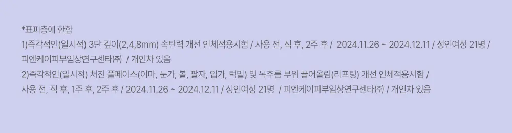보툴 펩타이드 원데이 키트 1개입 Detail
