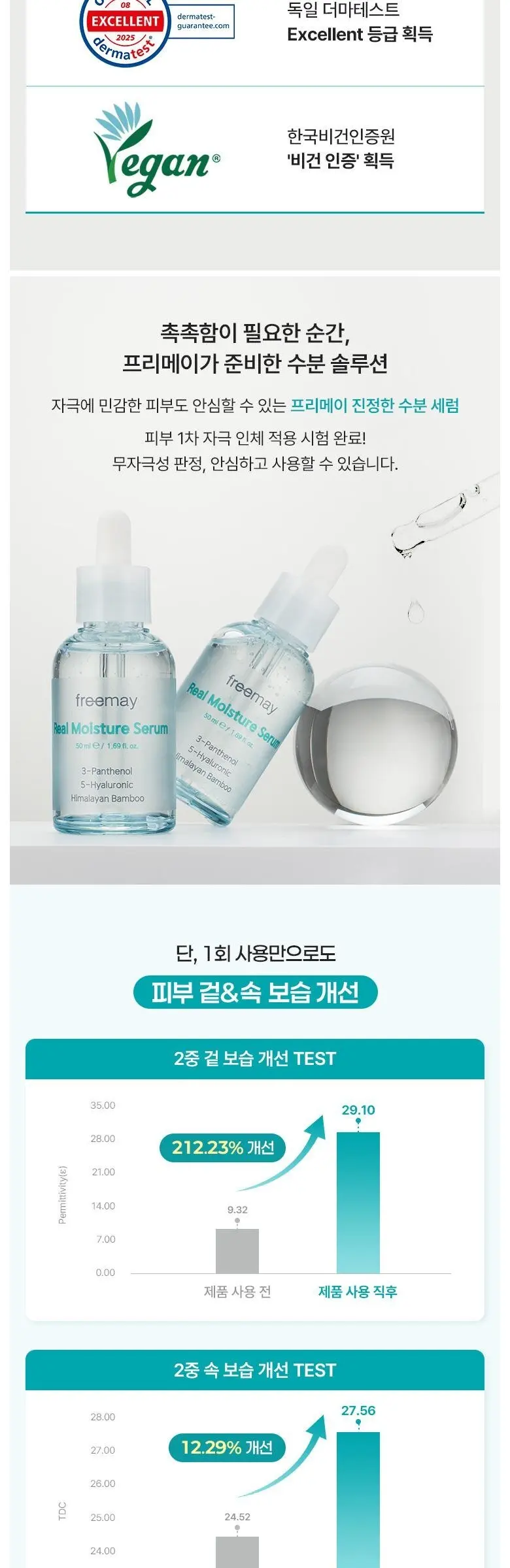 프리메이 속건조 개선 진정한 수분 앰플 세럼, 1개, 50ml Detail