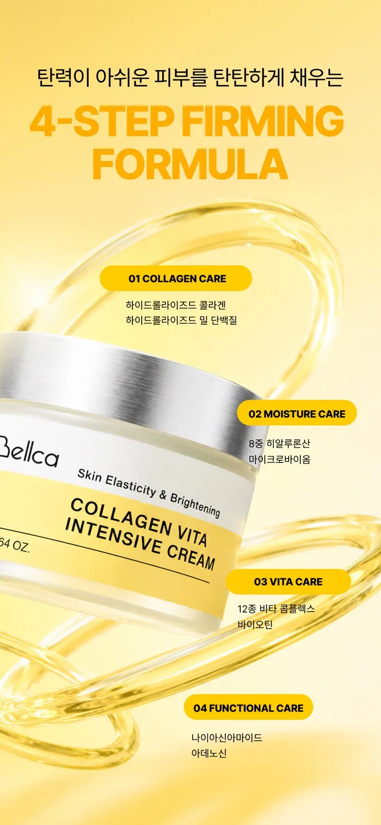 벨카 콜라겐 크림 탄력 보습 영양 히알루론산, 1개, 75g Detail