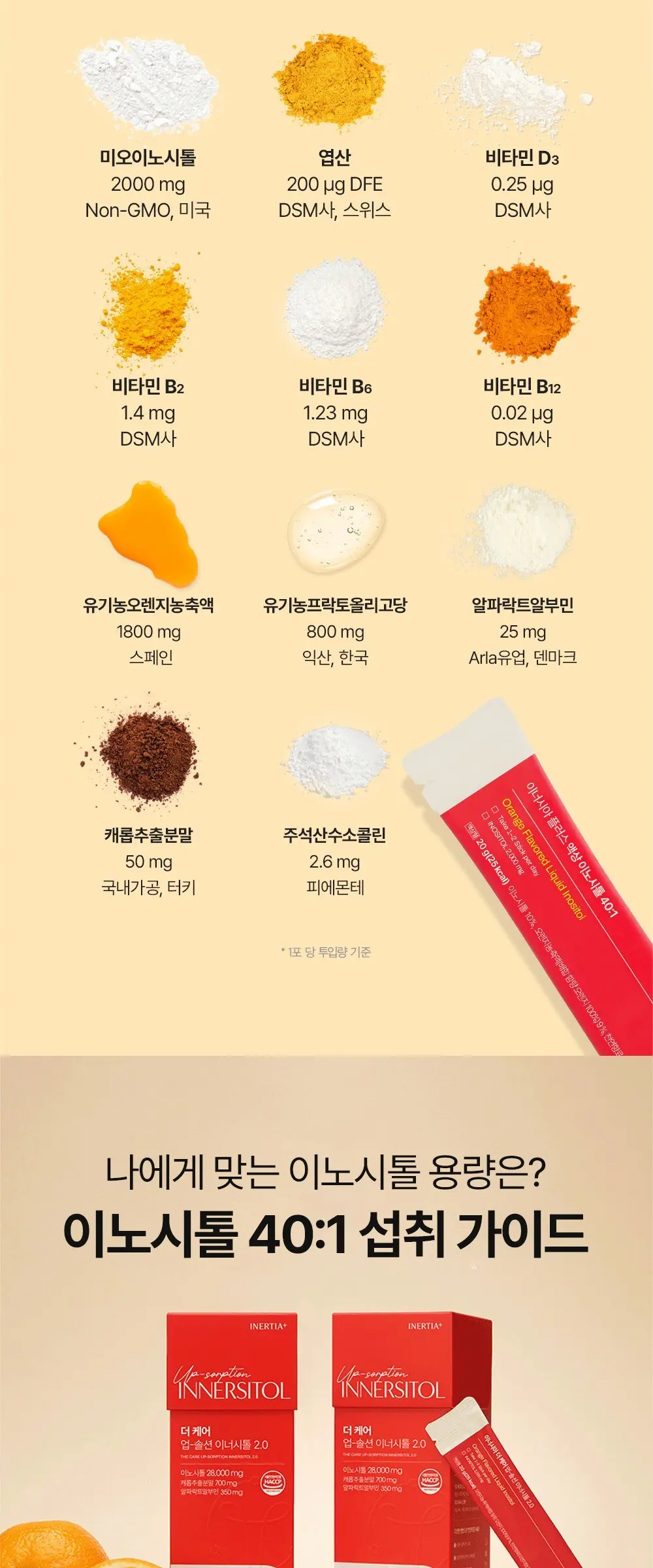 이너시아 더 케어 업 솔션 이너시톨 2.0 14p, 280g, 1개 Detail