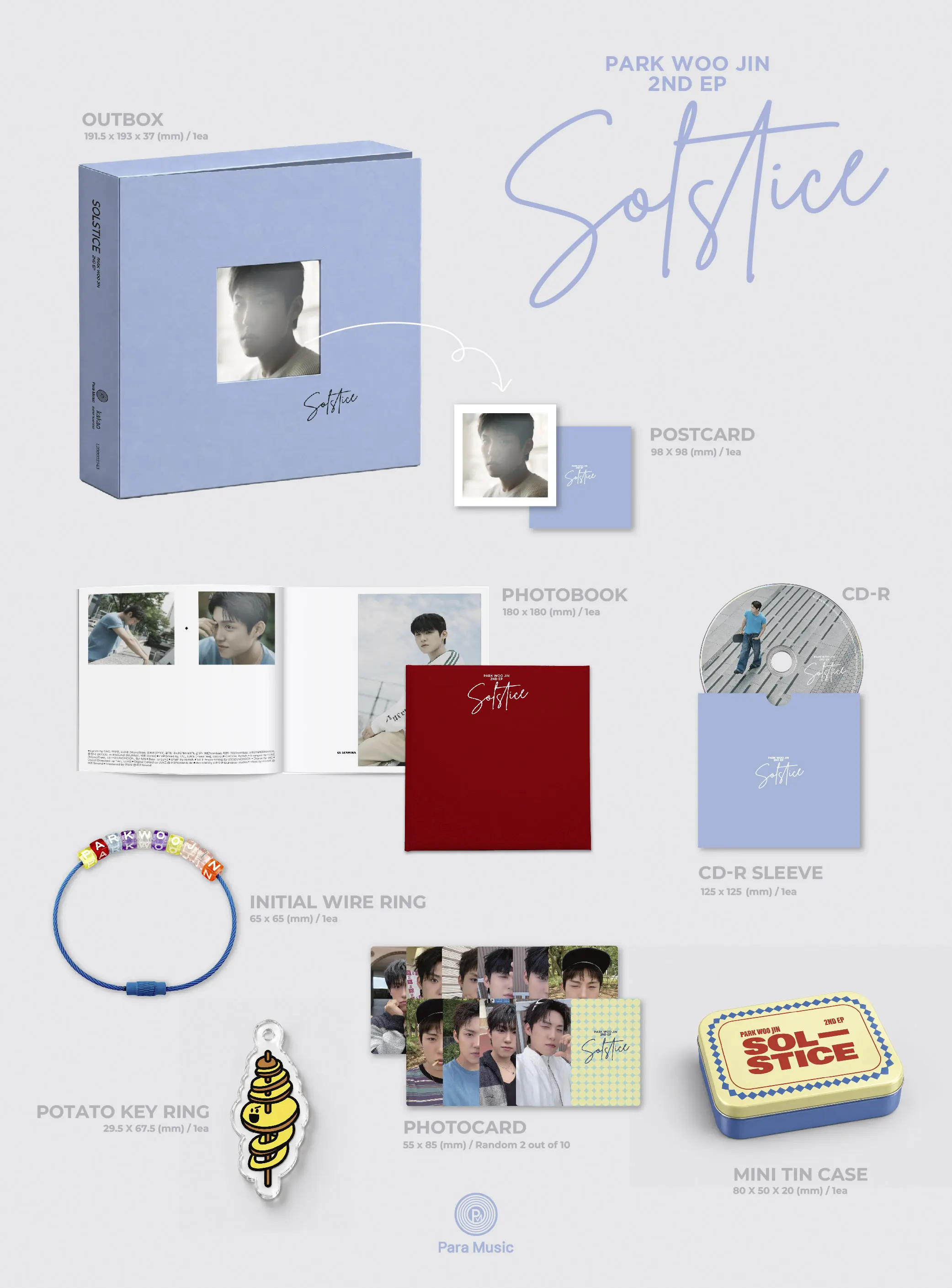 박우진 - 미니앨범 2집 : SOLSTICE Detail