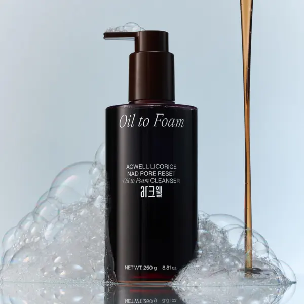 ACWELL Licorice NAD Pore Reset Oil to Foam Cleanser 210ml