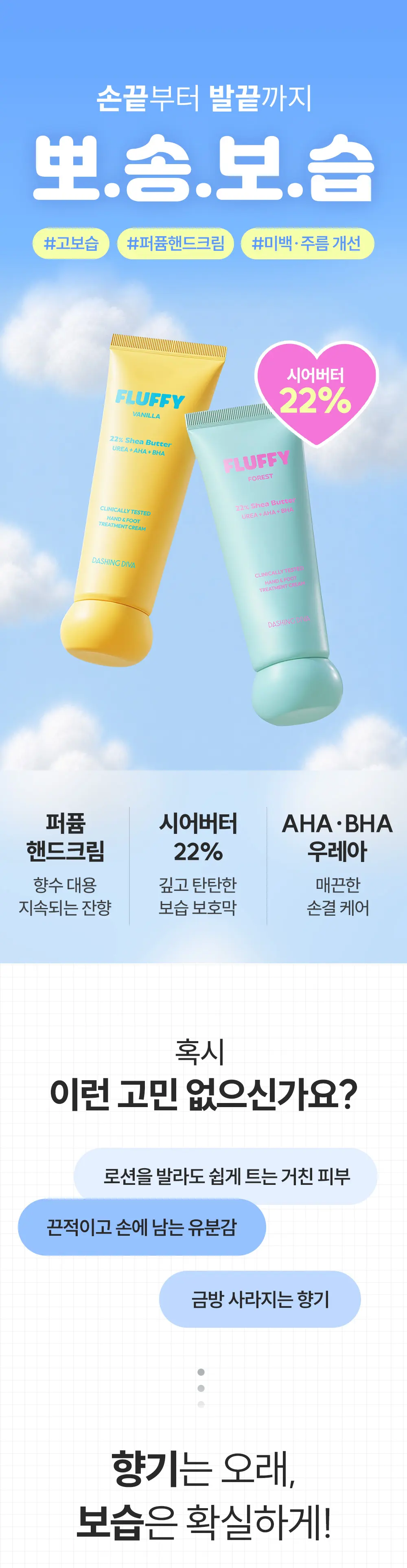 플러피 22%시어버터 핸드앤풋 트리트먼트 크림(바닐라) Detail