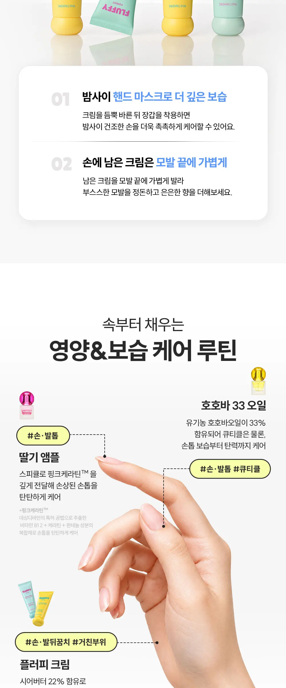 플러피 22%시어버터 핸드앤풋 트리트먼트 크림(바닐라) Detail