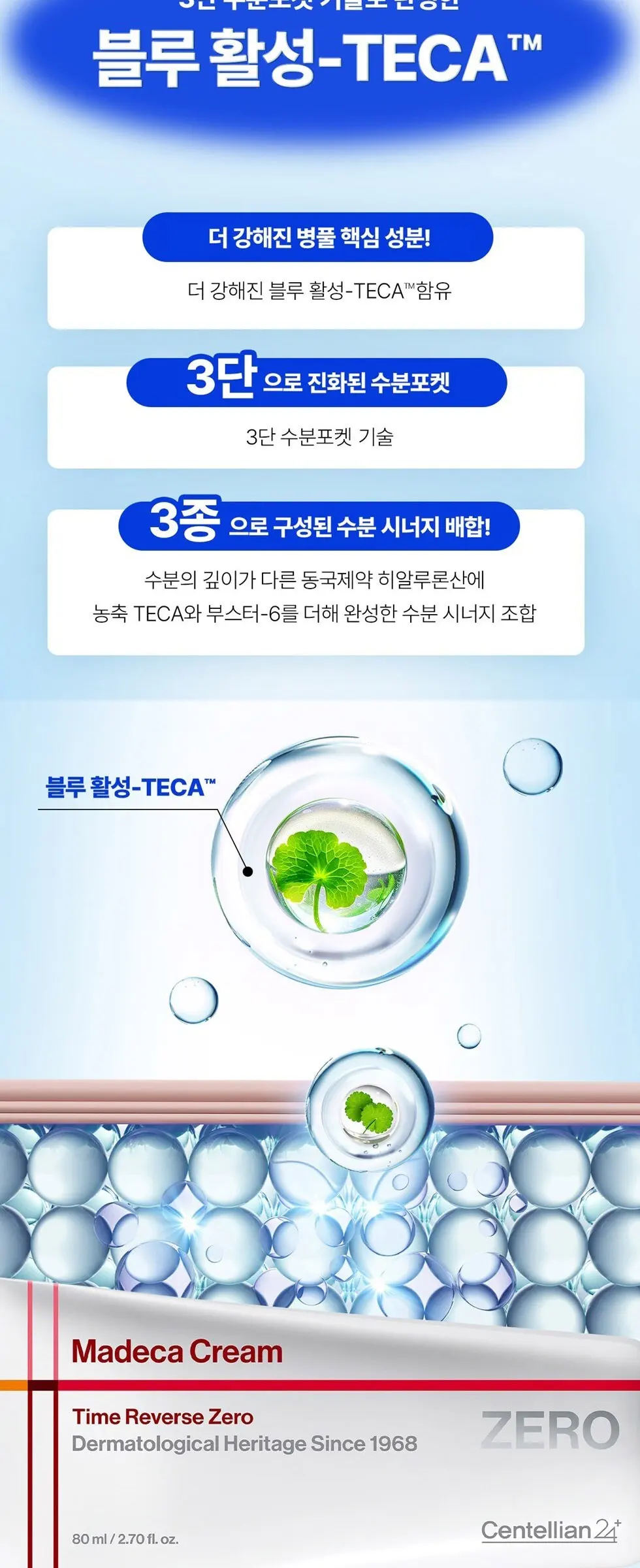 센텔리안24 타임리버스 제로 마데카 크림, 80ml, 1개 Detail