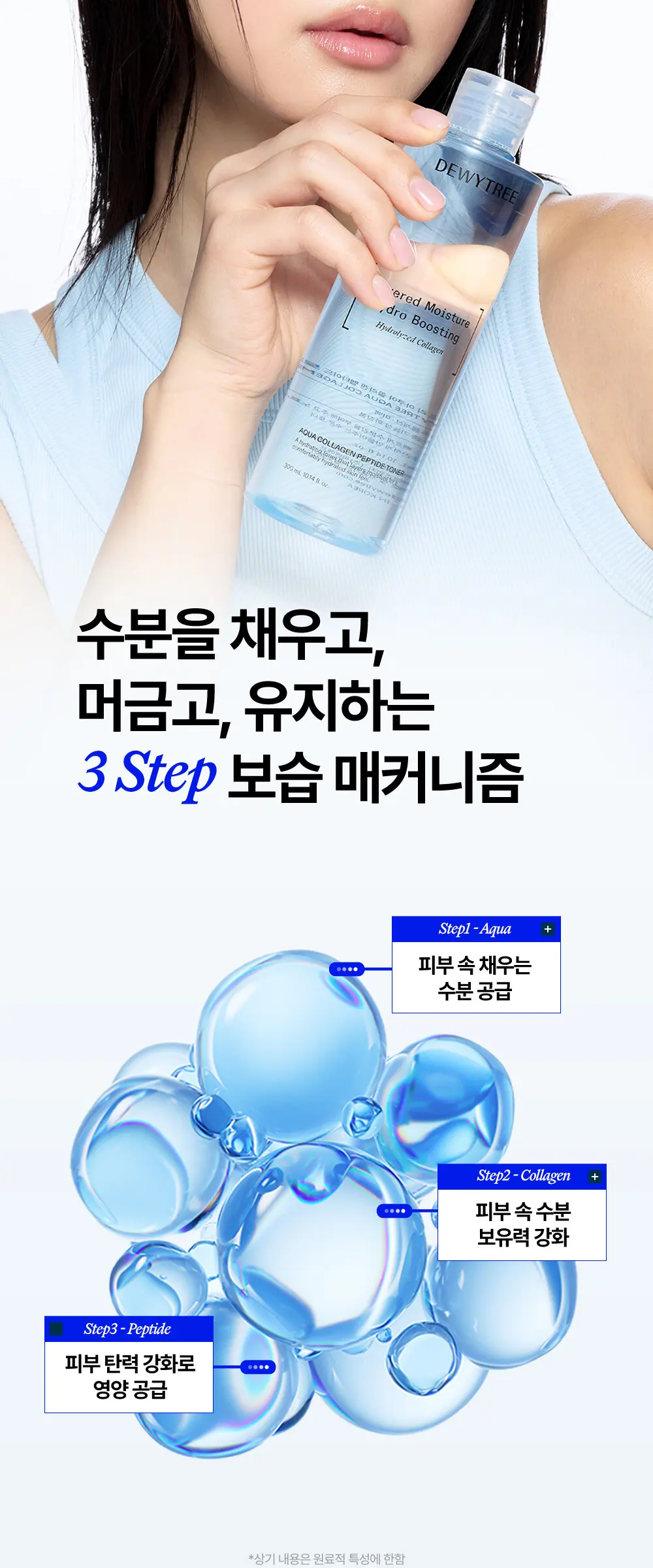 아쿠아 콜라겐 펩타이드 토너 300ml Detail