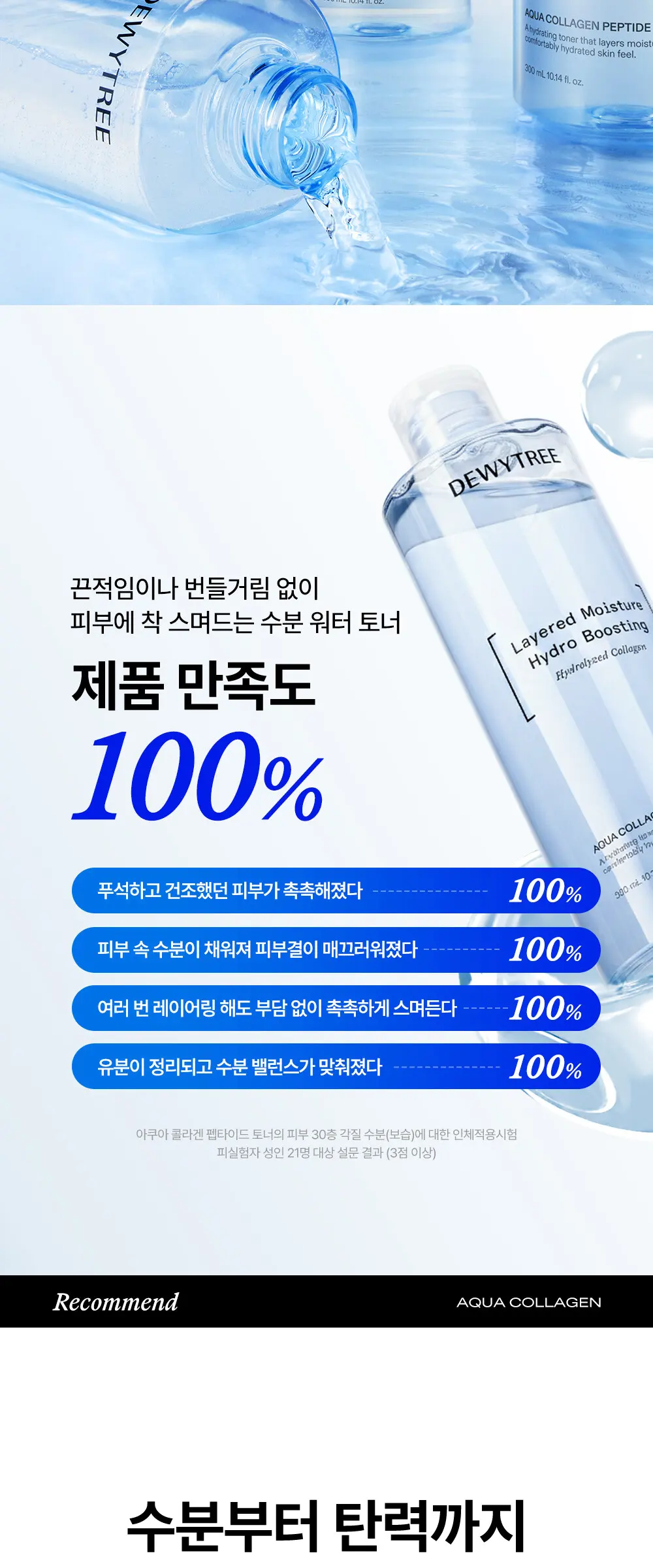 아쿠아 콜라겐 펩타이드 토너 300ml Detail