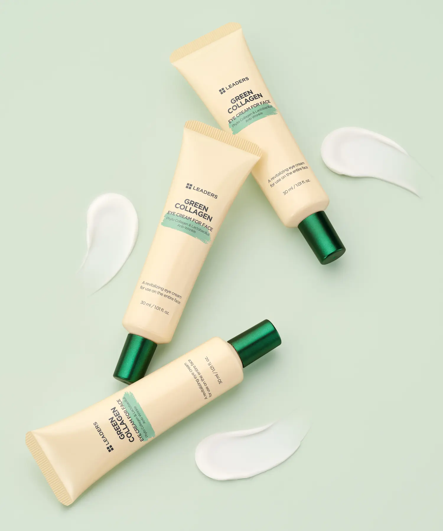 LEADERS Green Collagen Eye Cream For Face 30ml