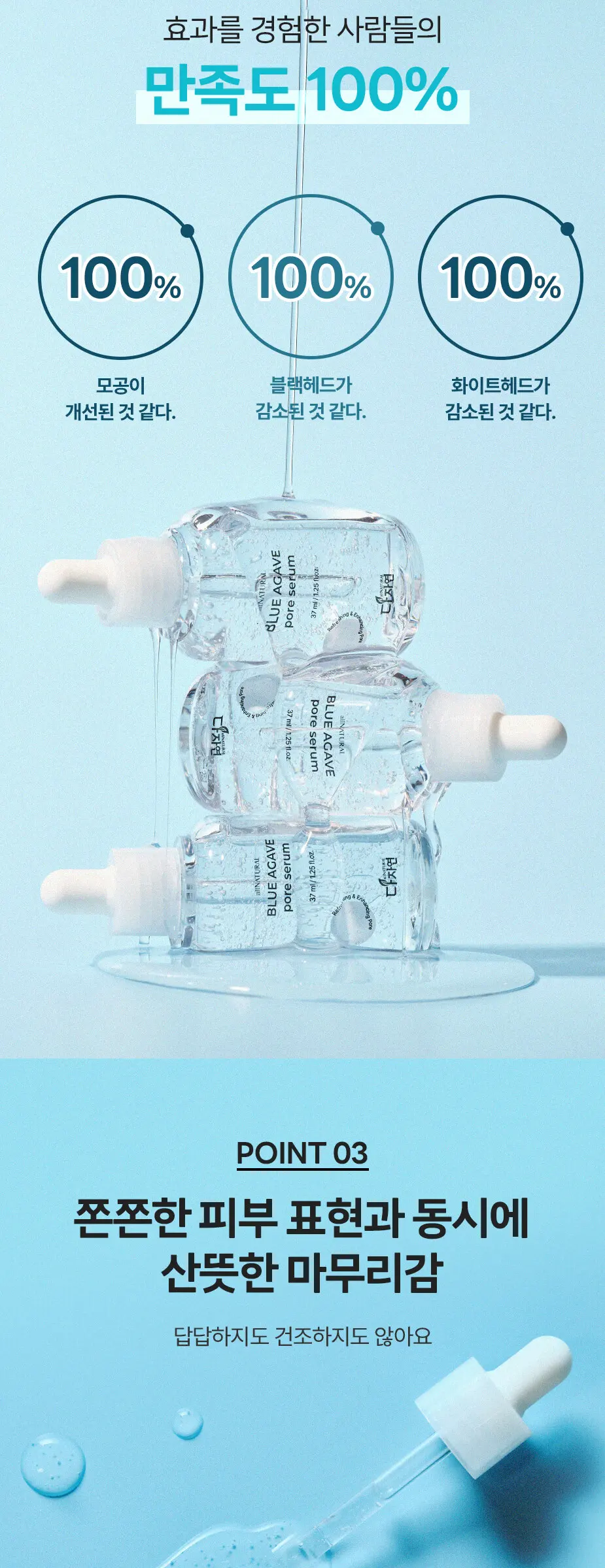 블루 아가베 포어 세럼 37ml Detail