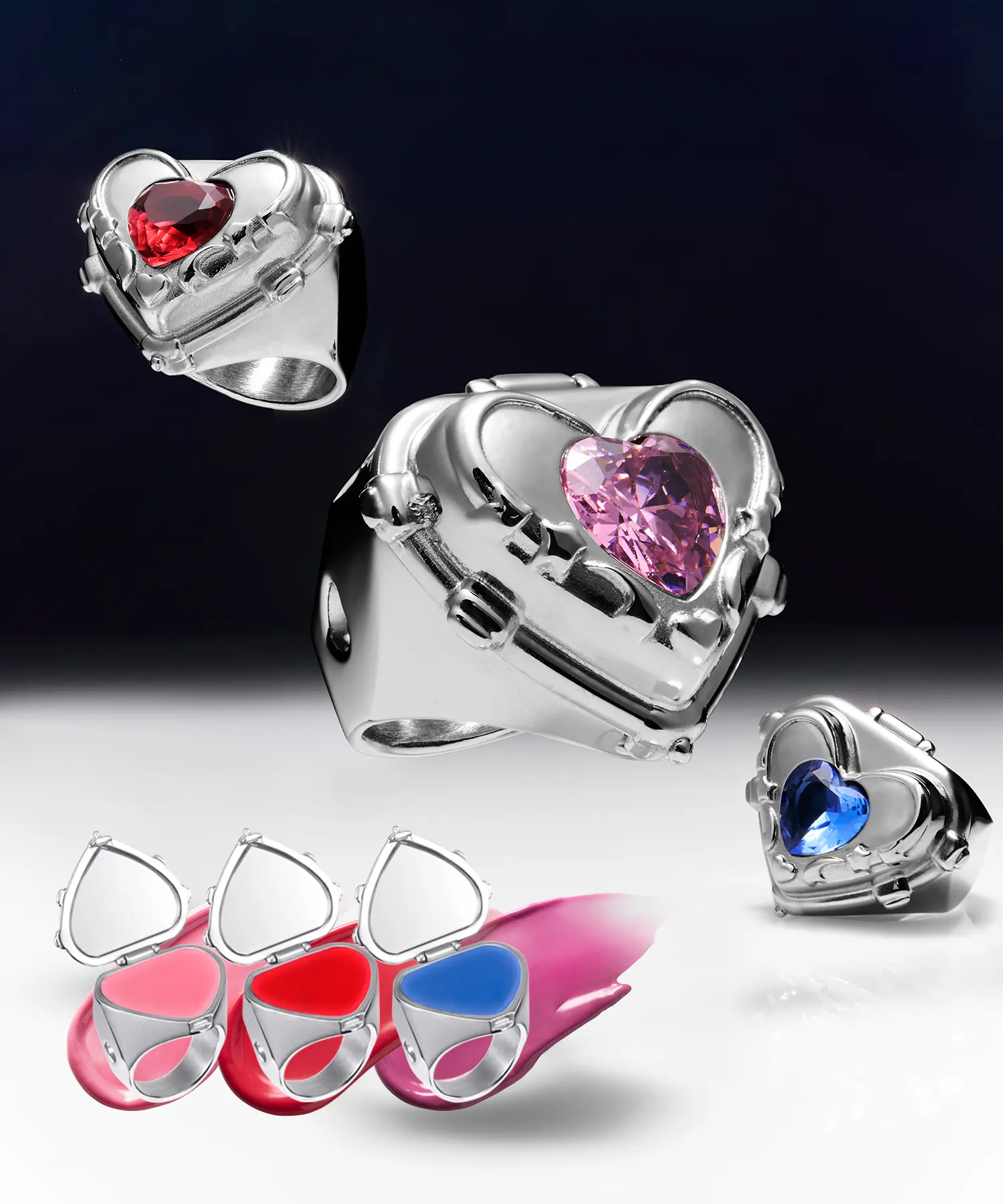 MUUN Evoke Magic Ring Lip & Cheek Balm with Built-in Refillable Balm