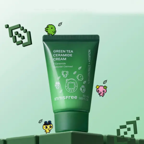 innisfree Green Tea Ceramide Cream 50ml - Nourish & Strengthen