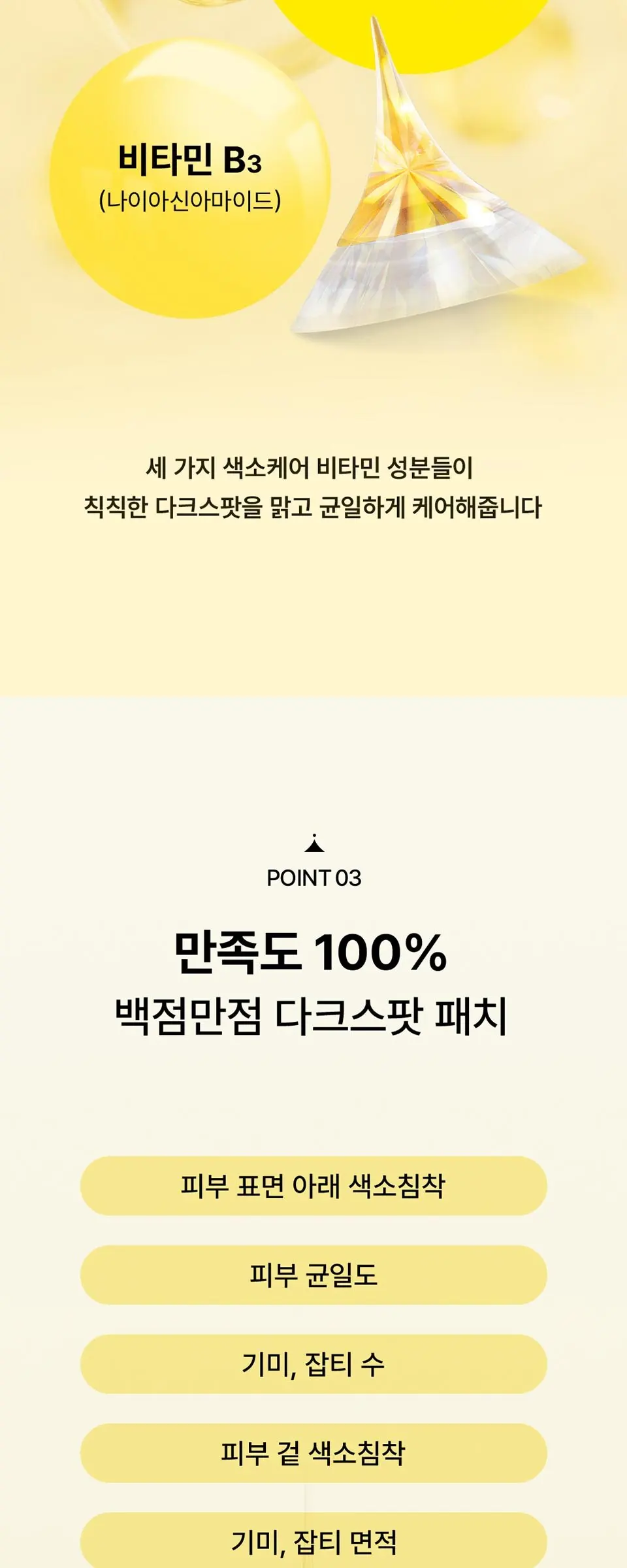 다크스팟케어 마이크로콘 패치 6패치 Detail