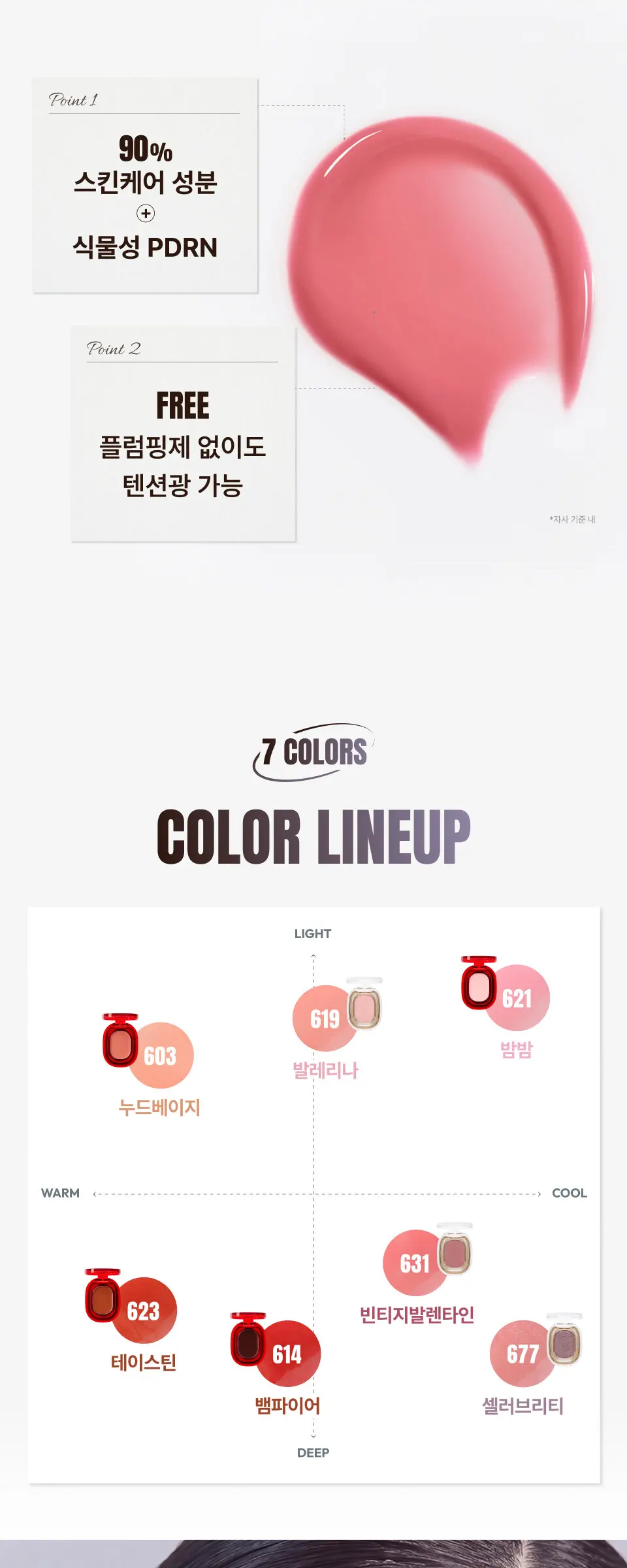 컨투어링 립글로스 7Color Detail