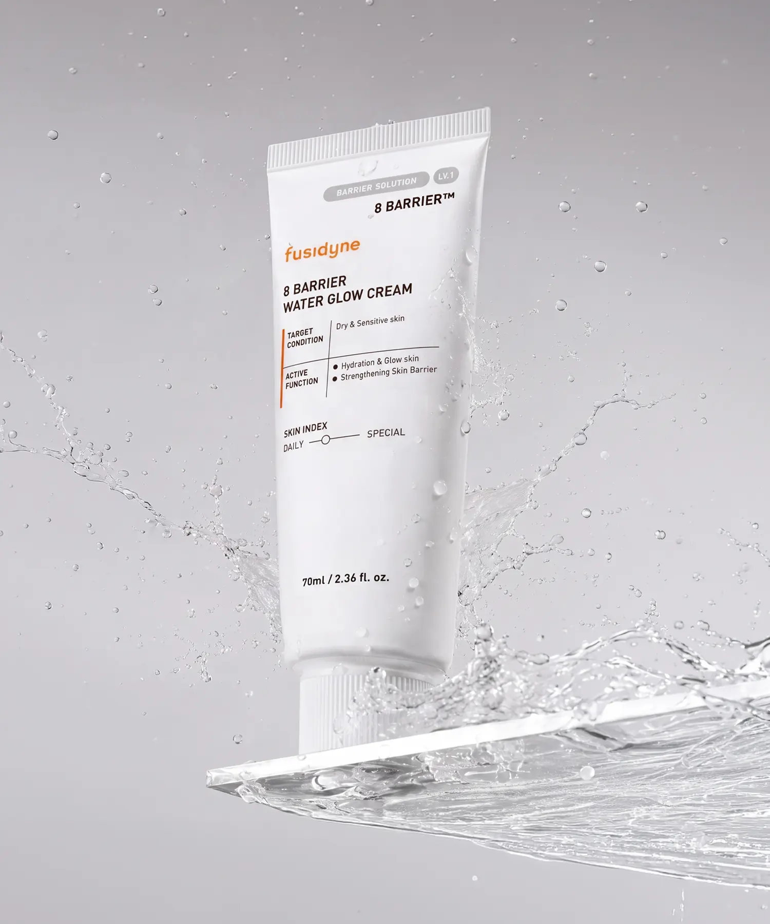FUSIDYNE 8 BARRIER WATER GLOW CREAM 70ml
