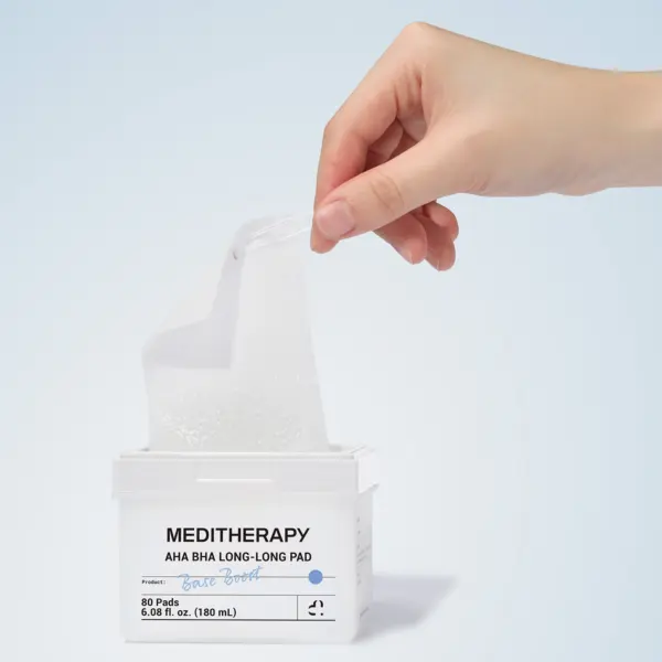 meditherapy AHA BHA Long-Long Pad 180mL 80 pads