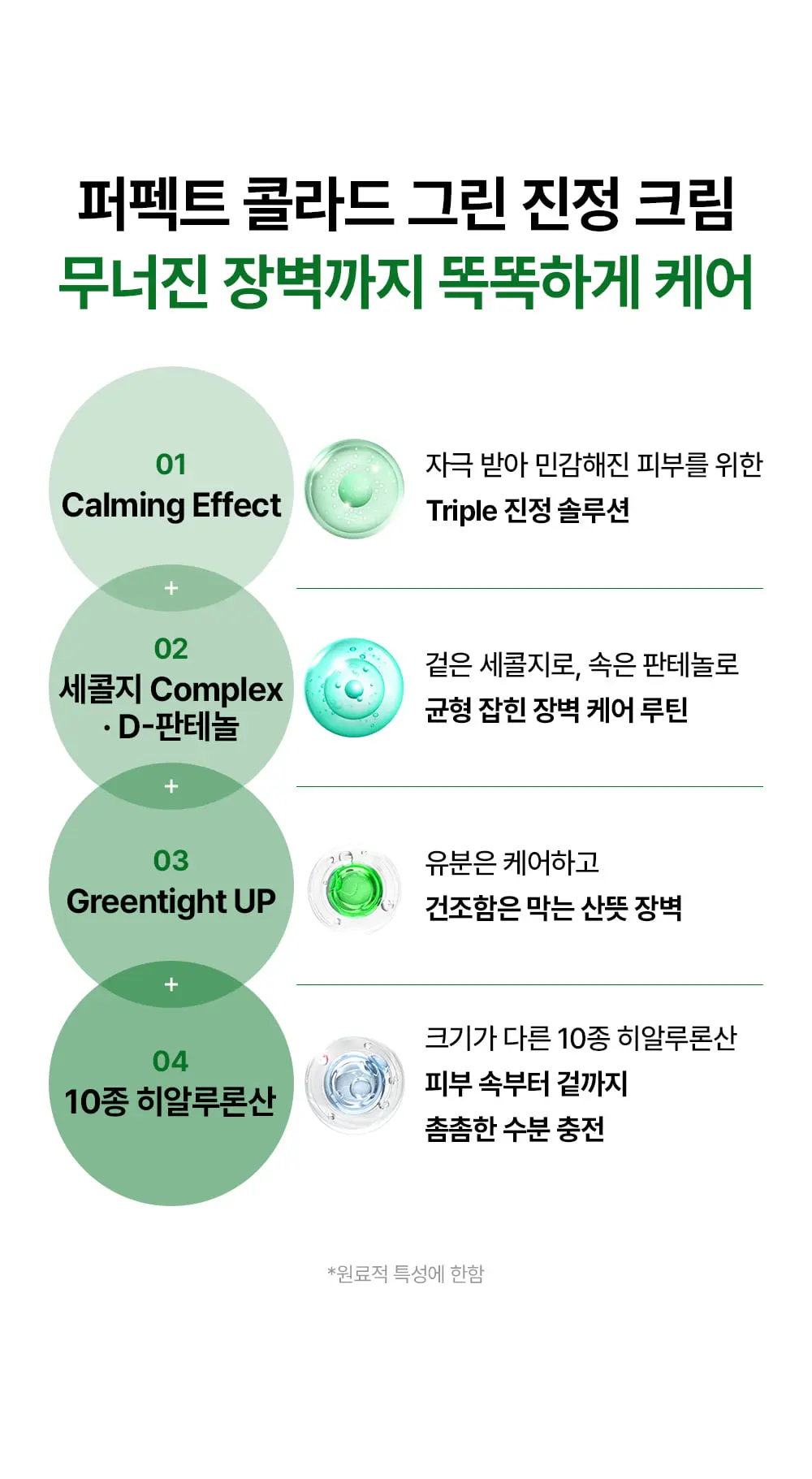 퍼펙트 콜라드 그린 진정 장벽크림 80ml Detail