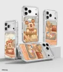 MOLANCANO Disney Crystal Cozy Bake Shop Design Transparent Phone Case for iPhone 17 16 15 Pro Max