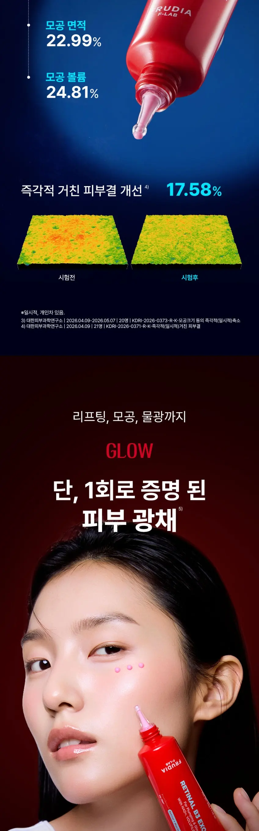 레티날 B3 엑소레드 트라이얼 키트(버블팩 부스터30ml+앰플10ml+크림10g) Detail