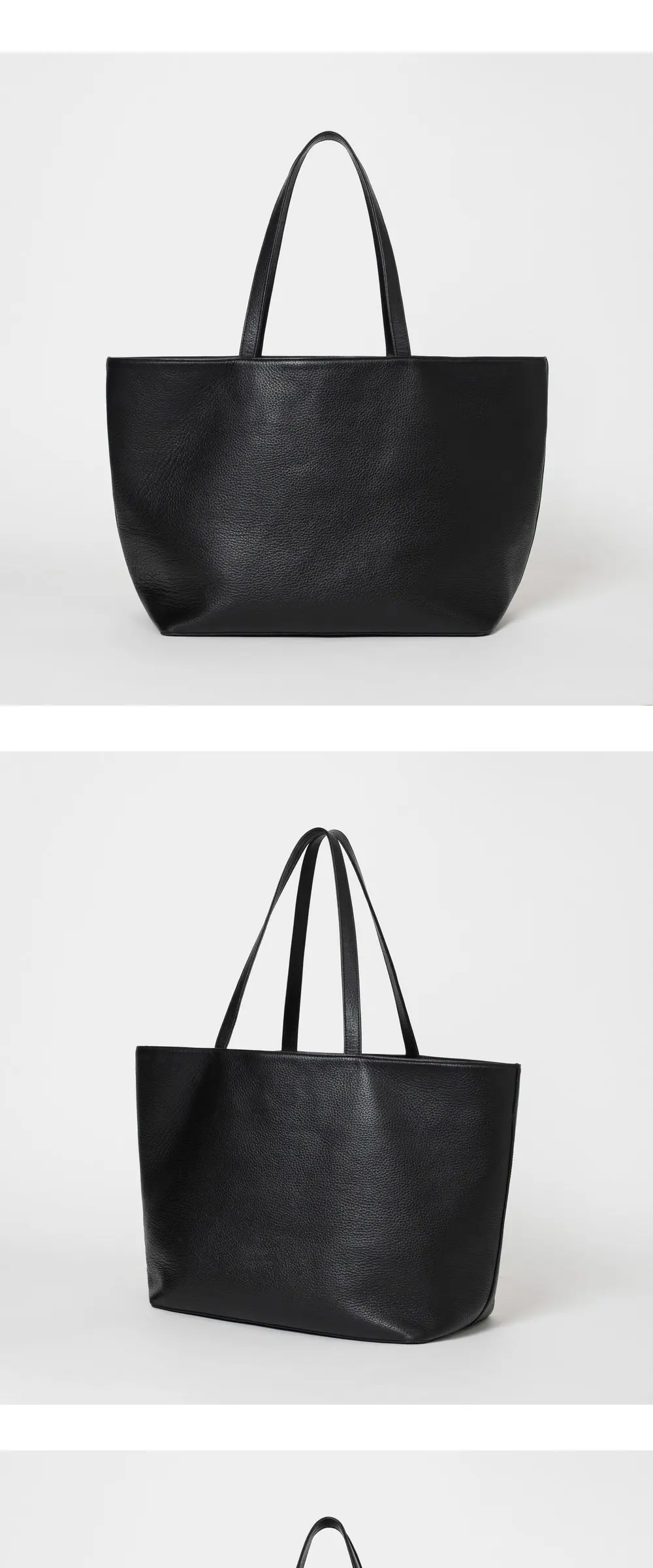 Gather Bag (Black) Detail