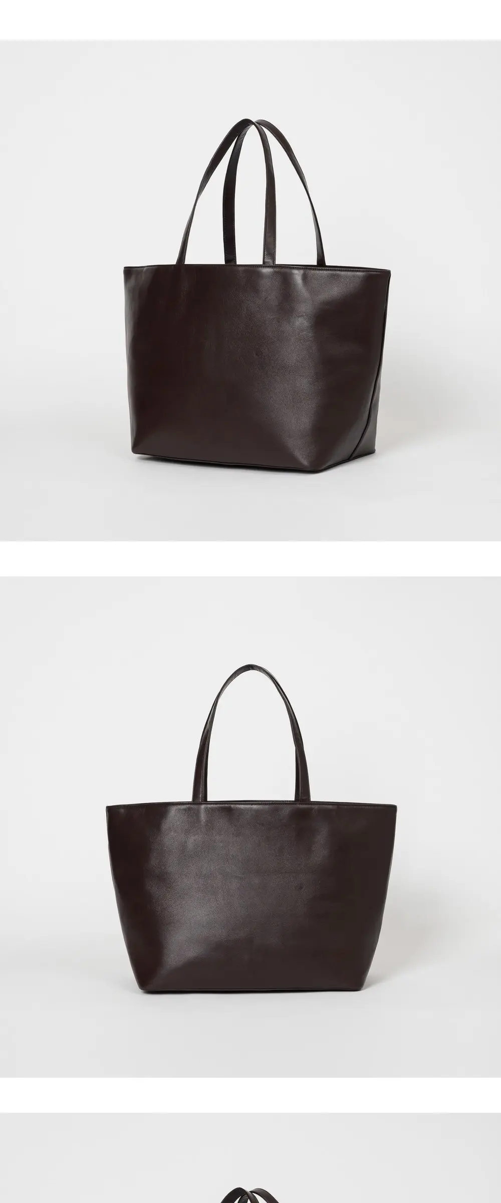 Gather Bag (Dark Brown) Detail