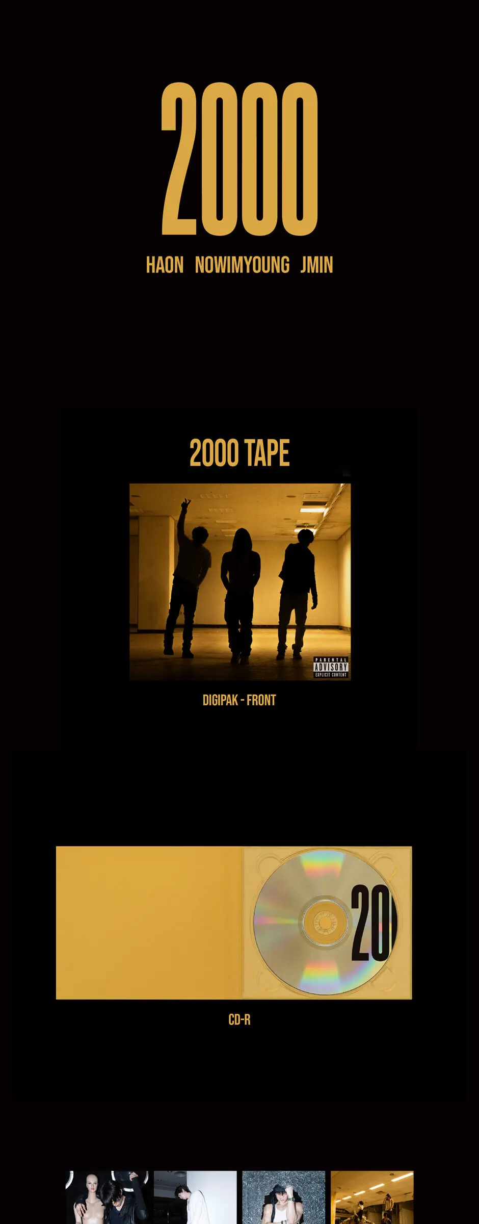 김하온 (HAON), NOWIMYOUNG (나우아임영), JMIN - 2000 TAPE Detail