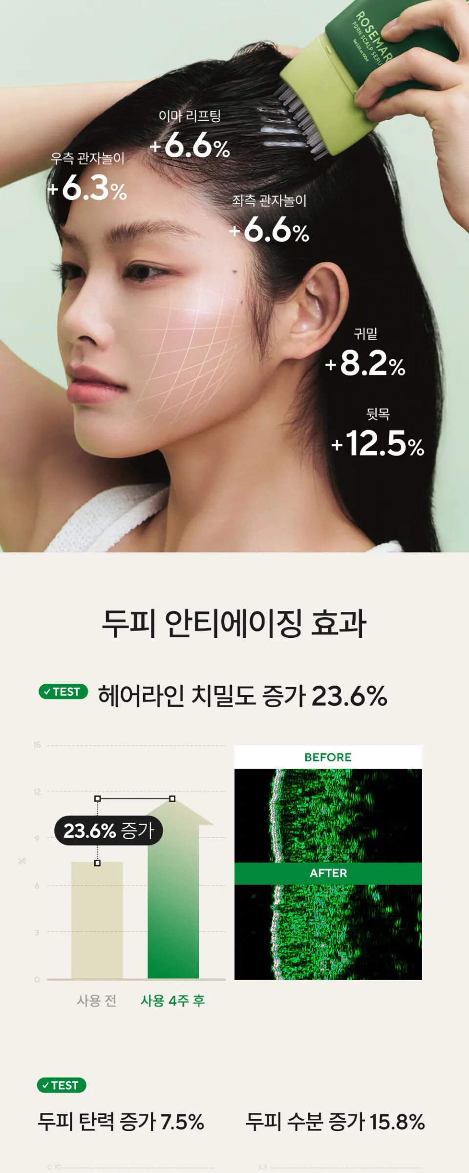 로즈마리 PDRN 스칼프 세럼 100ML Detail